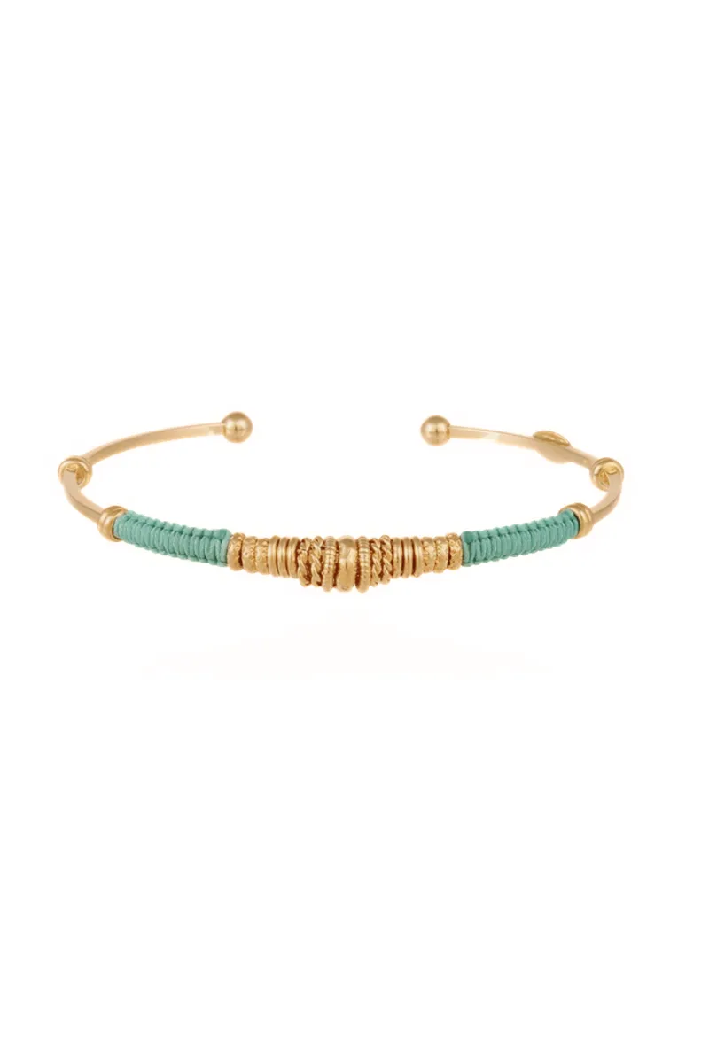 Zizanie Bracelet in Aqua Blue