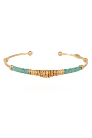 Zizanie Bracelet in Aqua Blue